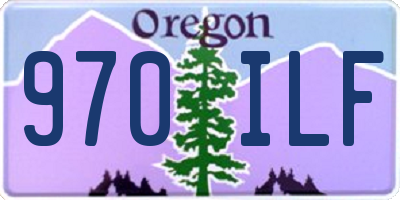 OR license plate 970ILF