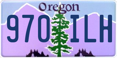 OR license plate 970ILH