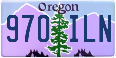 OR license plate 970ILN