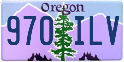 OR license plate 970ILV