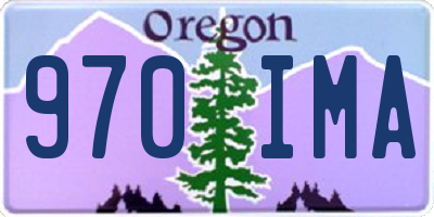 OR license plate 970IMA