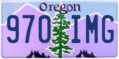 OR license plate 970IMG