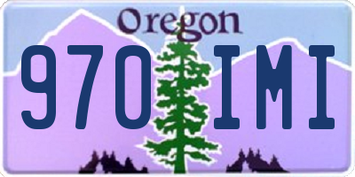 OR license plate 970IMI