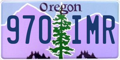 OR license plate 970IMR
