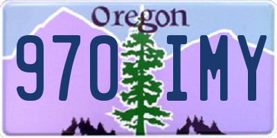 OR license plate 970IMY