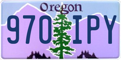OR license plate 970IPY