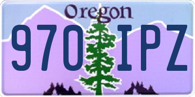 OR license plate 970IPZ