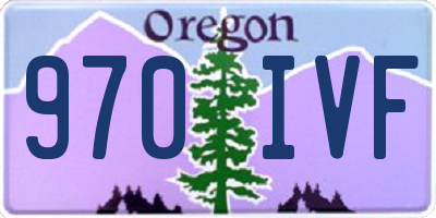 OR license plate 970IVF