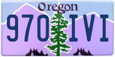OR license plate 970IVI