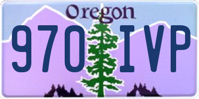 OR license plate 970IVP