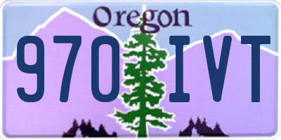 OR license plate 970IVT