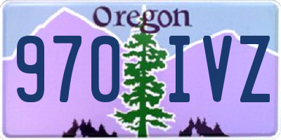 OR license plate 970IVZ