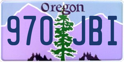 OR license plate 970JBI