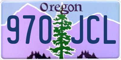 OR license plate 970JCL