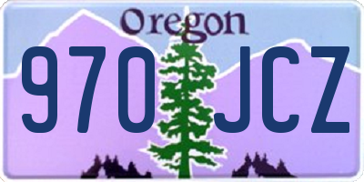 OR license plate 970JCZ