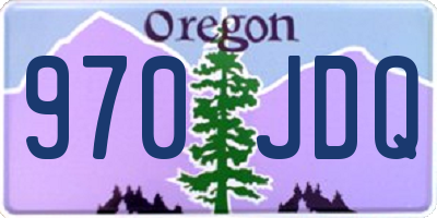 OR license plate 970JDQ