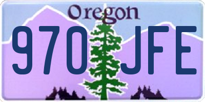 OR license plate 970JFE