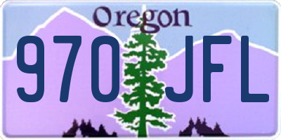 OR license plate 970JFL