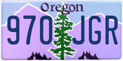 OR license plate 970JGR