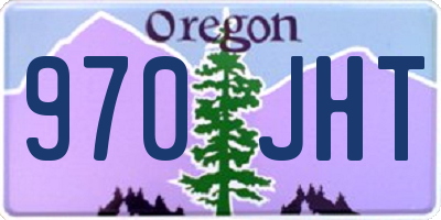OR license plate 970JHT