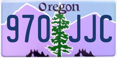 OR license plate 970JJC