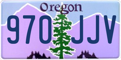 OR license plate 970JJV