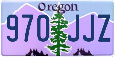 OR license plate 970JJZ