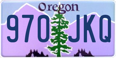 OR license plate 970JKQ