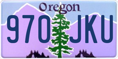 OR license plate 970JKU