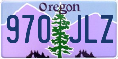 OR license plate 970JLZ