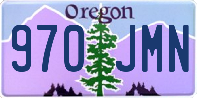 OR license plate 970JMN