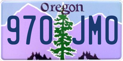OR license plate 970JMO