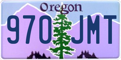 OR license plate 970JMT