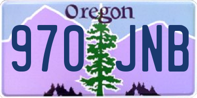 OR license plate 970JNB