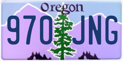 OR license plate 970JNG