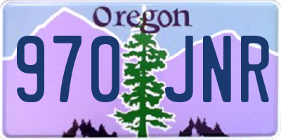 OR license plate 970JNR