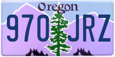 OR license plate 970JRZ