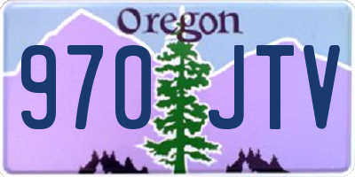 OR license plate 970JTV