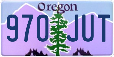 OR license plate 970JUT