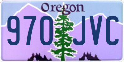 OR license plate 970JVC