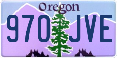 OR license plate 970JVE