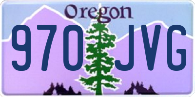 OR license plate 970JVG