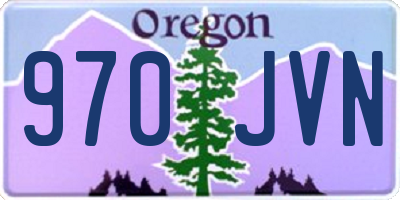 OR license plate 970JVN