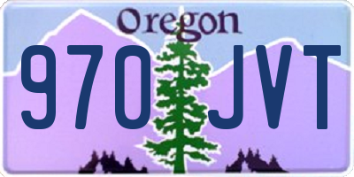 OR license plate 970JVT