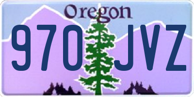 OR license plate 970JVZ
