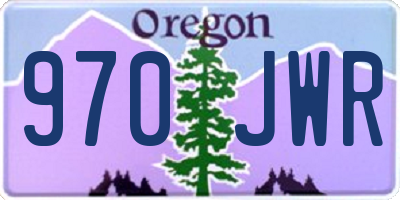 OR license plate 970JWR
