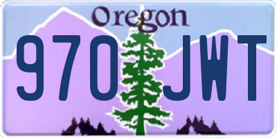 OR license plate 970JWT