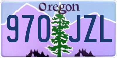 OR license plate 970JZL