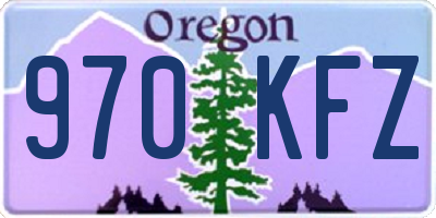 OR license plate 970KFZ
