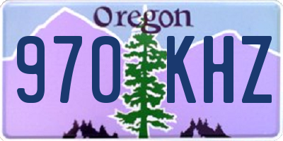 OR license plate 970KHZ